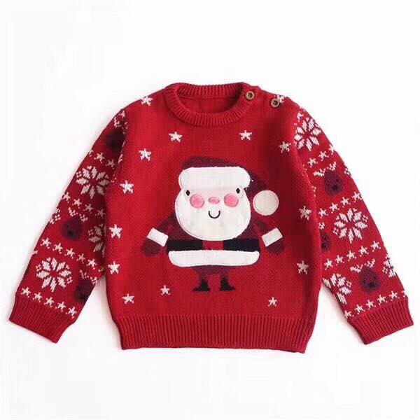 Freeship 99k TQ_áo len hình ông già Noel