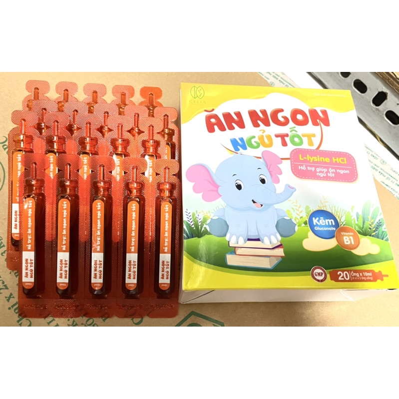 ỐNG UỐNG HỖ TRỢ CHO BÉ ĂN NGON, NGỦ TỐT [HỘP 20 ỐNG]