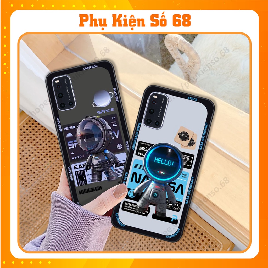 Ốp lưng Vivo V19 hình người máy, robot nasa đáng yêu dễ thương