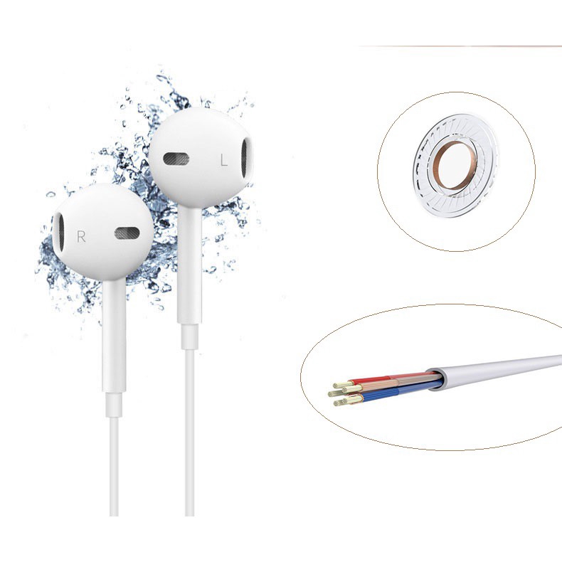 Tai nghe Apple Android Earpod IPhone 6 / 6S / 7/8 Plus Tai nghe Earset Micrô