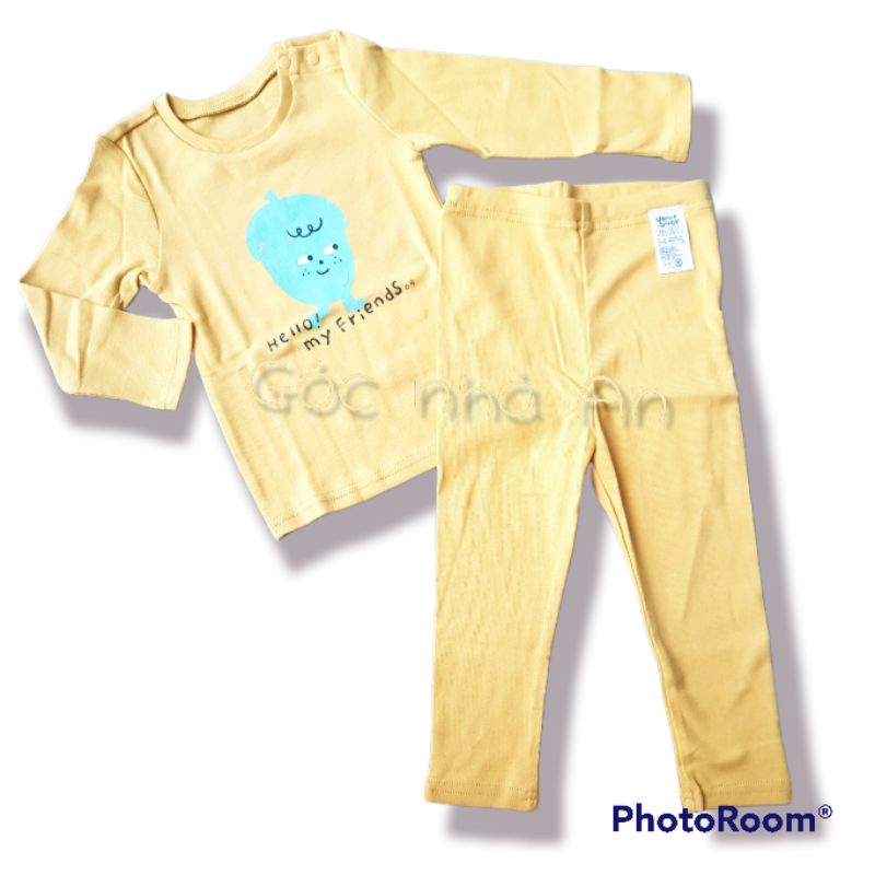 Set bộ thu đông bé trai xuất Hàn dư xịn size 80