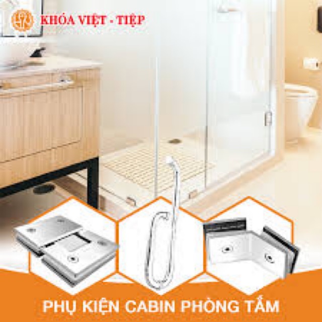 Bản lề phòng tắm Việt Tiệp Kính Kính