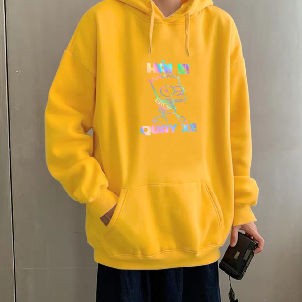 Áo Khoác Nỉ Hoodie Phản Quang Hải Quay Xe [HÀNG BAO ĐẸP] | BigBuy360 - bigbuy360.vn