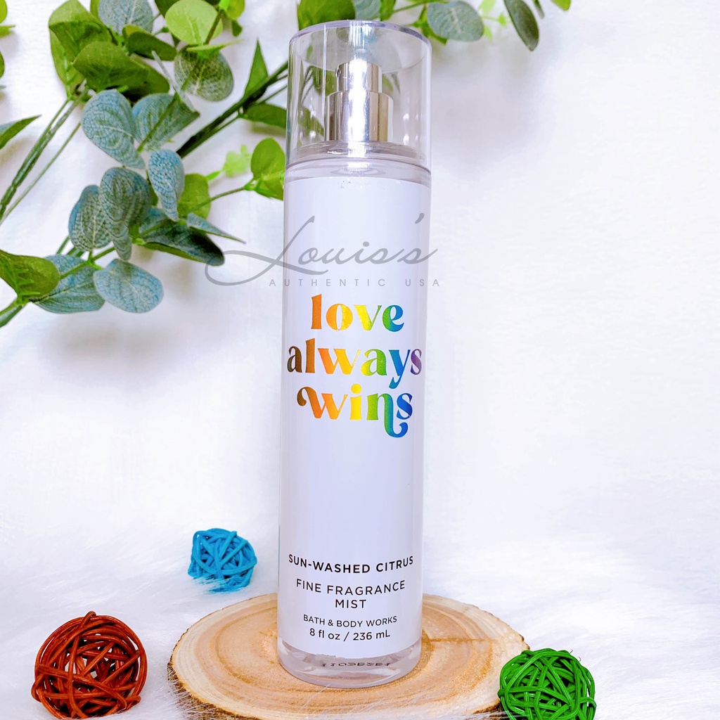 SUN-WASHED CITRUS - Body mist / Xịt thơm toàn thân Bath & Body Works Mỹ