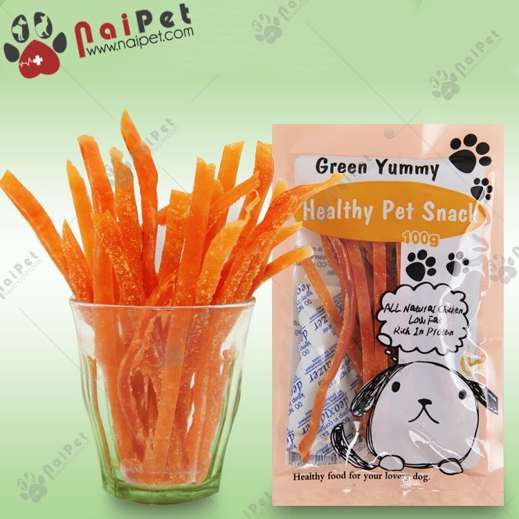 Đồ Ăn Vặt Bánh Green Yummy Cho Chó Gói 100g