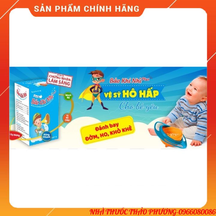 ✔BẢO KHÍ NHI PLUS✨thảo dược vị socola dễ uống✨giúp bé giảm nhanh ho đờm,khò khè,khó thở,tăng miễn dịch không lo tái phat