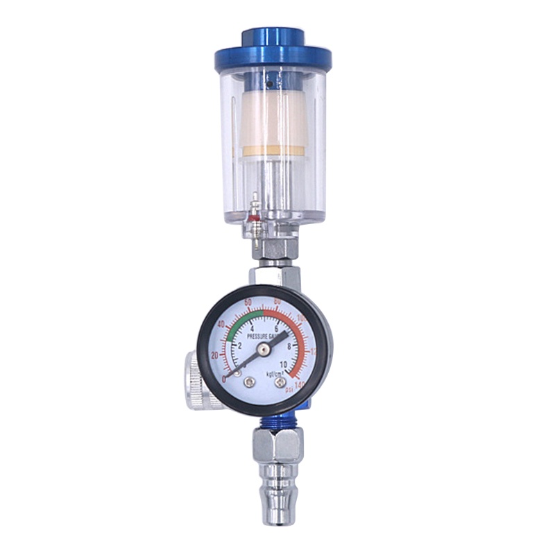 Đồng Hồ Đo Áp Suất Khí Nén Nâng Cấp Đo Tách Lọc Nước Dầu