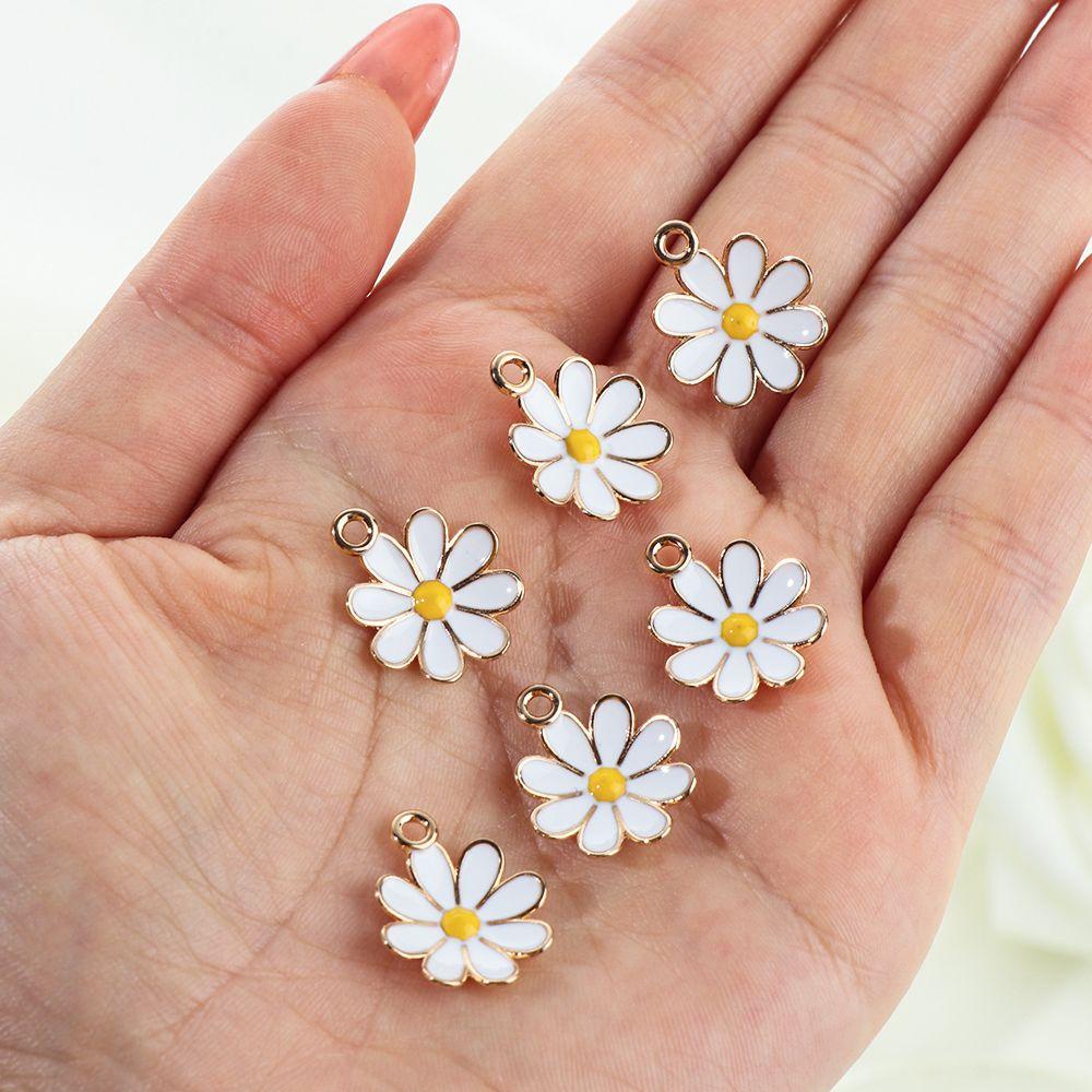 SUSANS Hạt Charm Hình Hoa Cúc Dùng Làm Trang Sức