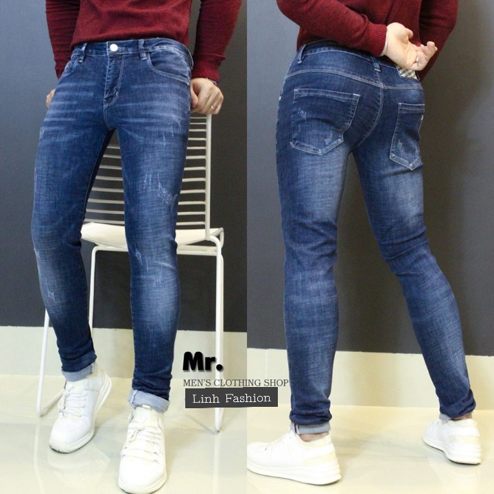 QUẦN JEAN NAM XANH ĐẬM _ DÁNG ĐẸP GIÁ RẺ