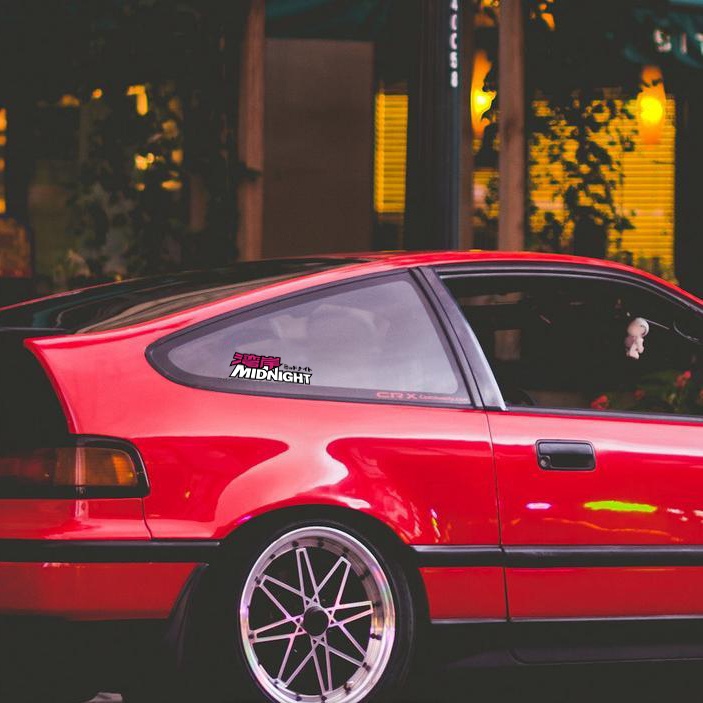 Nhãn dán chữ Midnight mới trang trí ô tô