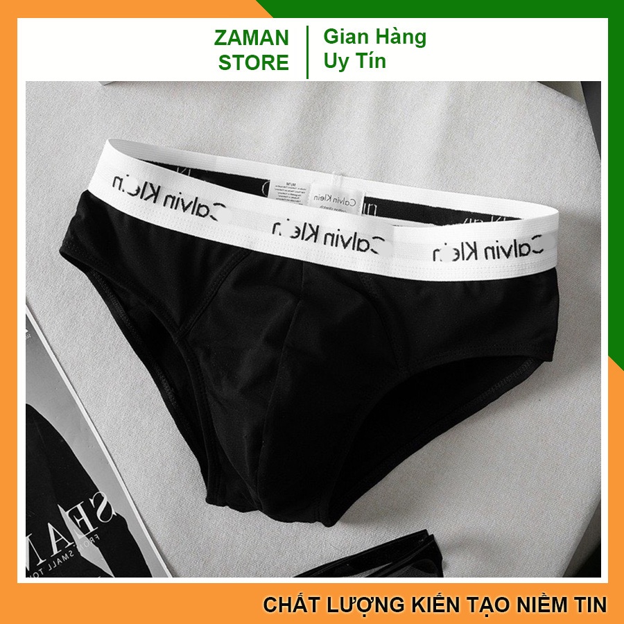 Quần lót nam tam giác cotton thun lanh co dãn 4 chiều | Zaman
