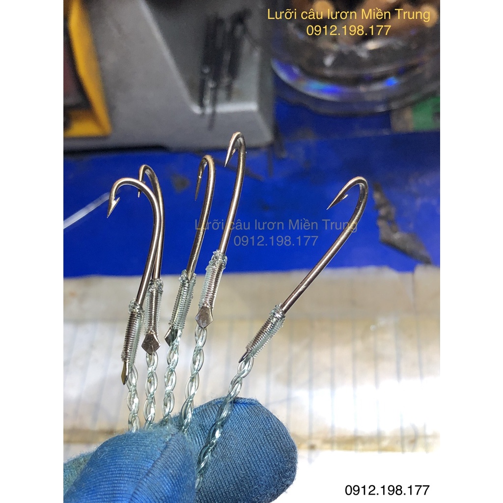 Lưỡi câu Lươn có Nghạnh. Hàng thủ công chuyên săn hàng khủng. 2 kích cỡ Vừa và to.