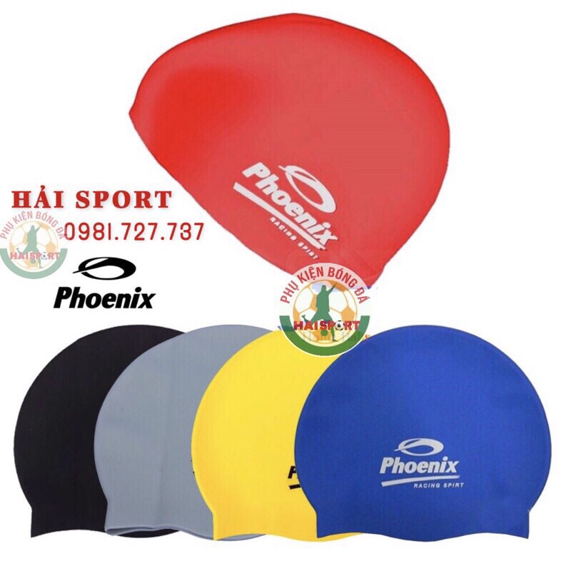 Mũ bơi thể thao Phoenix chống nước tốt Nón bơi thể thao