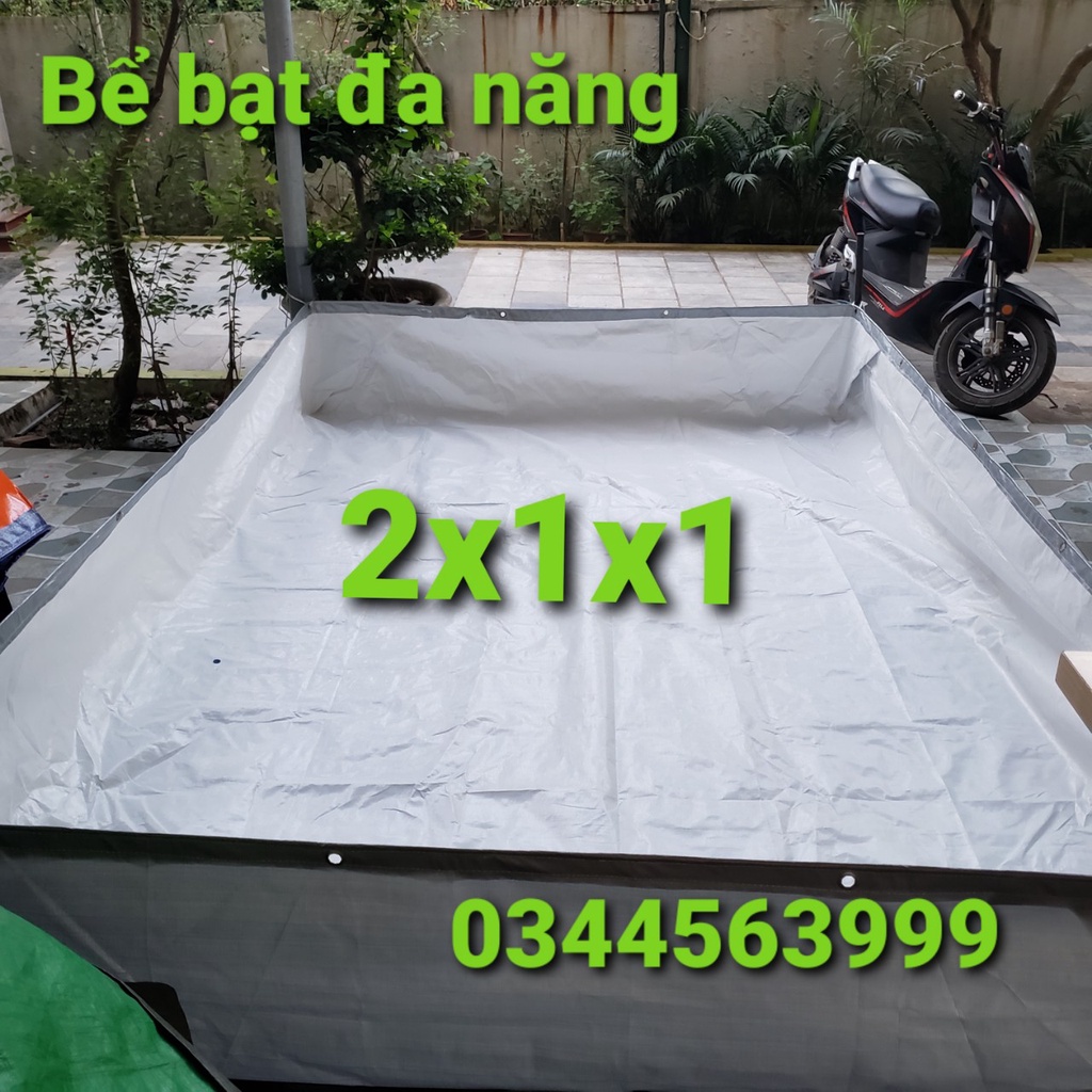 Bể bạt, bể bơi bạt, bể bạt nuôi cá/ốc/ếch/lươn, bể bơi bằng bạt Việt Hàn cao cấp dày dặn chuyên dụng đủ kích thước
