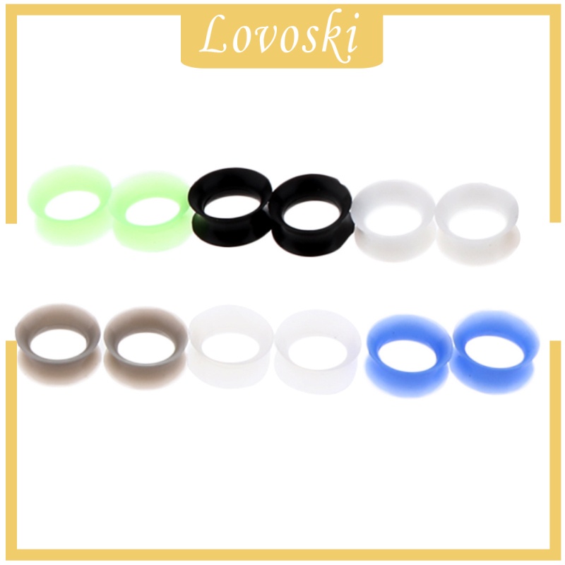 Set 12 Khuyên Nong Tai Bằng Silicone 8mm