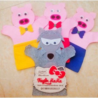 Rối tay truyện 3 chú heo