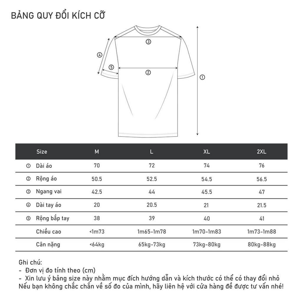 Áo thun nam HAFOS RAPLAN 5 màu, vải Cotton cao cấp