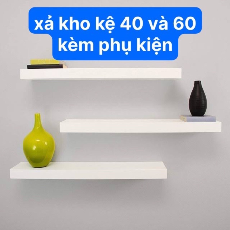 ( Thanh Lý xả kho ) kệ treo tường trang trí tại xưởng kèm phụ kiện