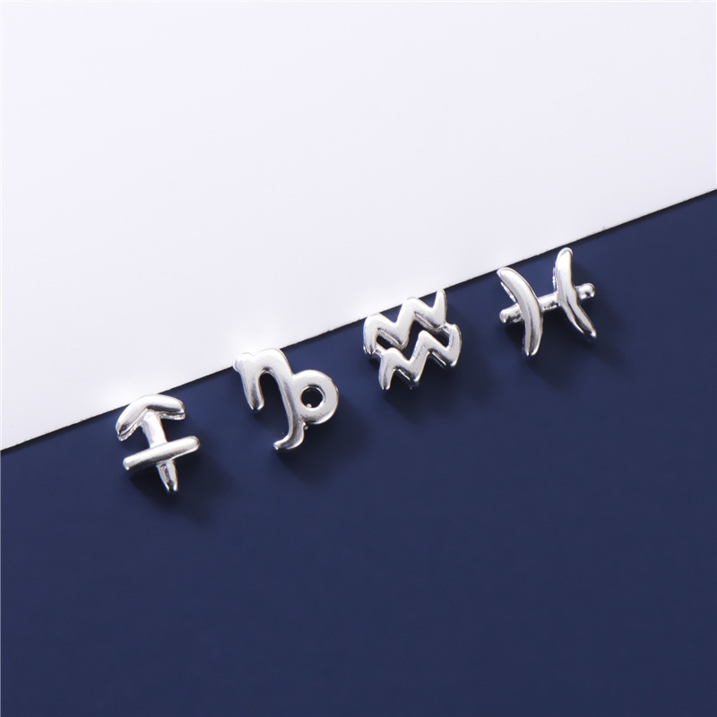 Mặt Dây Chuyền Bằng Bạc S925 Hình Chòm Sao Đục Lỗ DIY