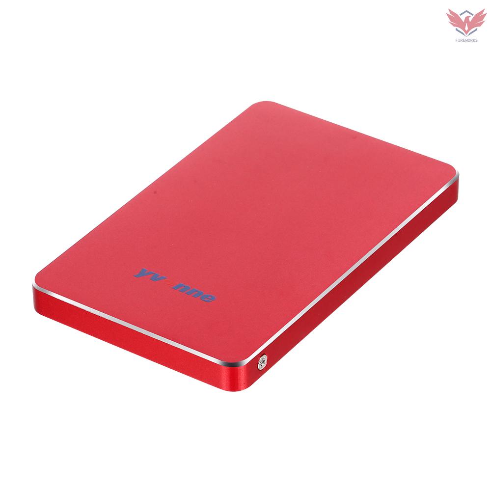 Ổ Cứng Di Động Hdd Fir Yvonne 2.5 "Usb 3.0 Cho Pc Mac Desktop Laptop Red 160gb | BigBuy360 - bigbuy360.vn