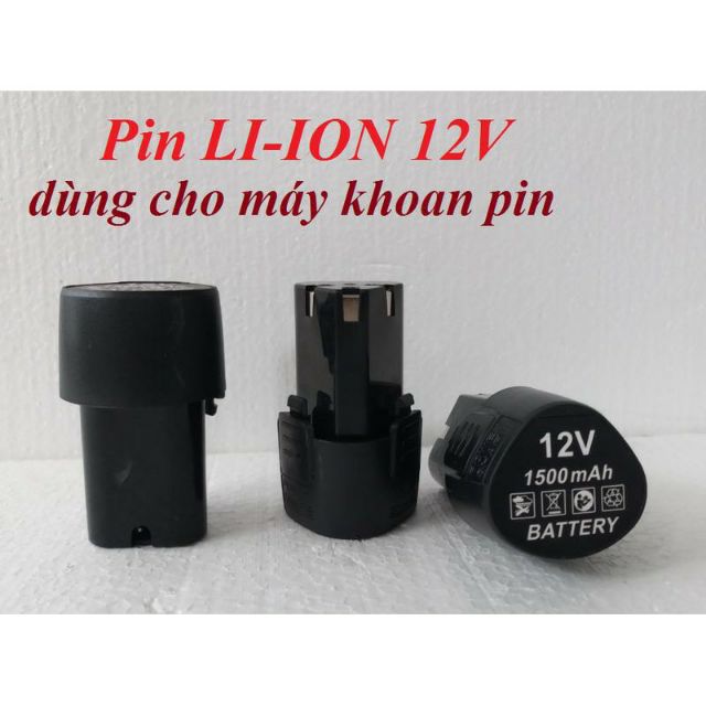 PIN 12V LION DÙNG CHO MAY KHOAN