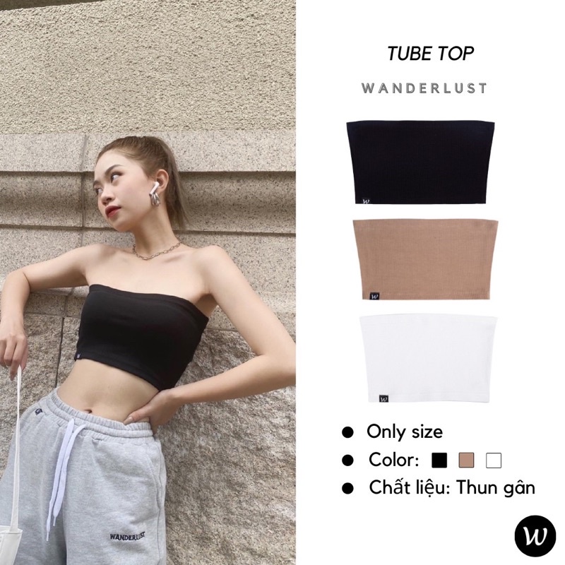 Áo ống thun gân tôn dáng sexy