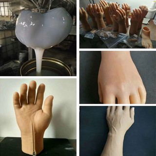 Silicone Bạch Kim Da Người. Đúc Chân Tay, Mô Phỏng Cơ Thể Người