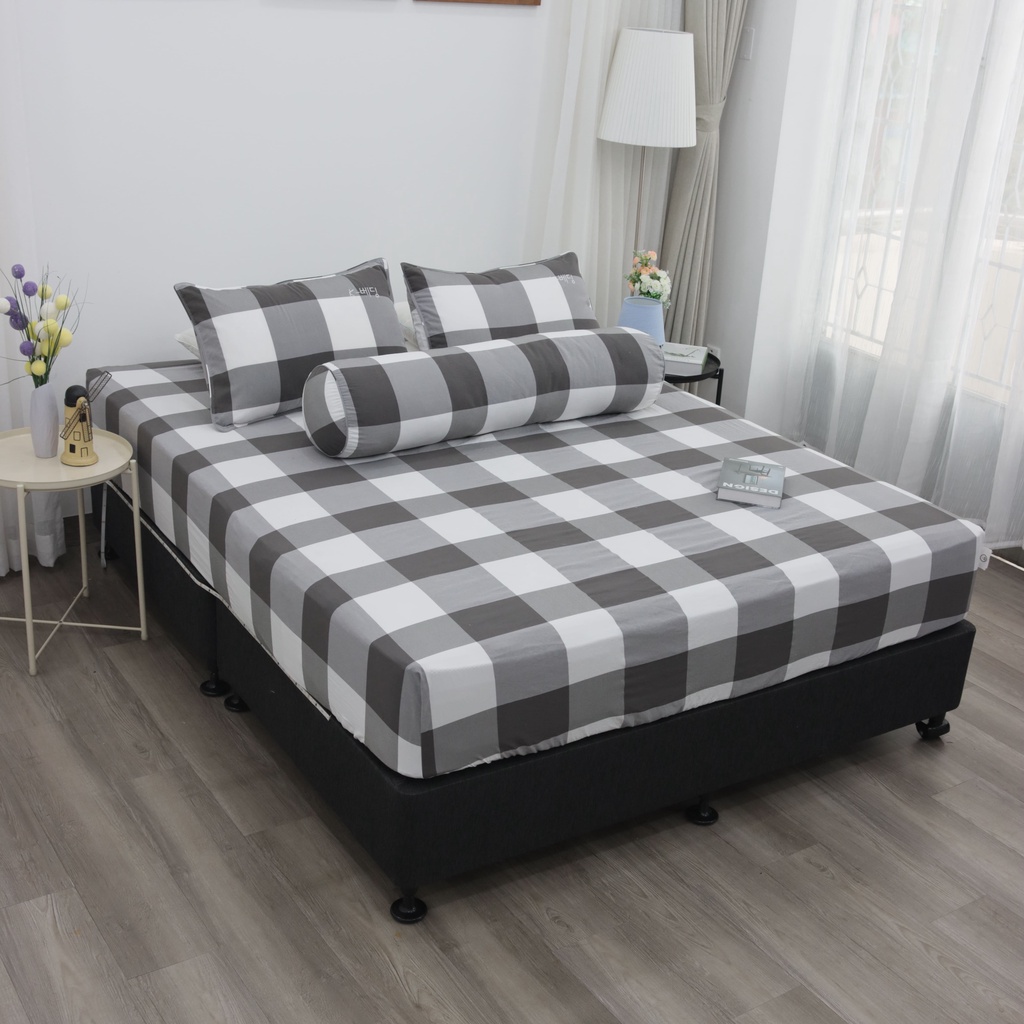 Bộ ga giường nhuộm sợi công nghệ Yarn Dyed K-Bedding KPCD 202