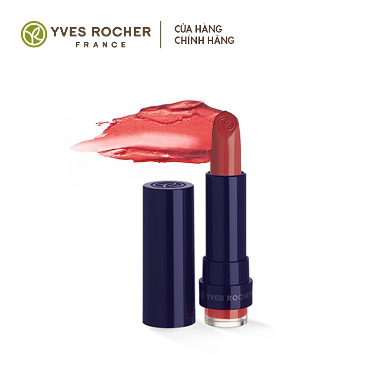 Son Môi Yves Rocher Rouge Vertige Brilliant Satin Lipstick 53 Coral - 3.7g