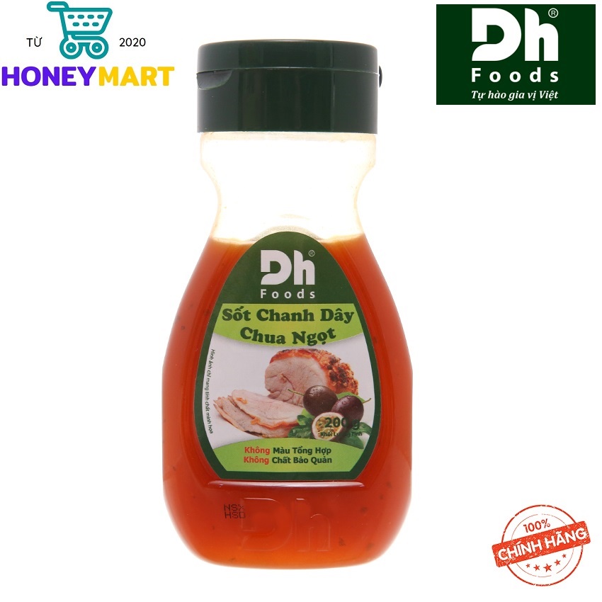 Sốt Chanh Dây Chua Ngọt 200g Dh Foods DHSCH16 Mô Tả Sản PhẩmHONEYMART
