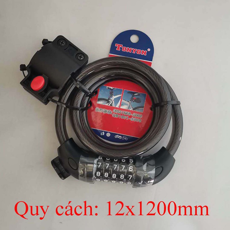 Khóa số xe đạp Tonyon TY566