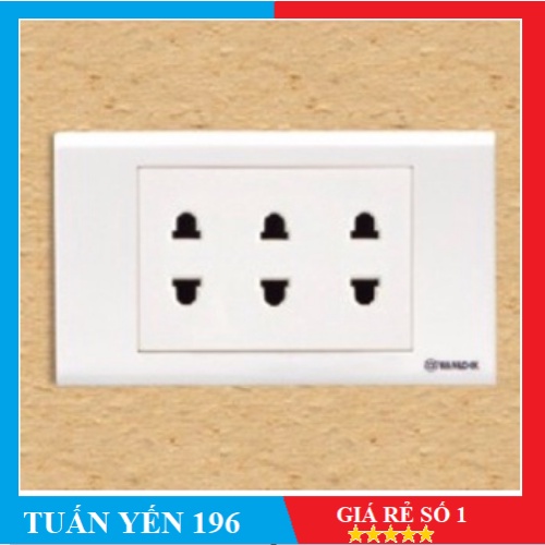 ⚡️ Combo 5⚡️  Ổ cắm 3 S18 Sino (Chính Hãng)