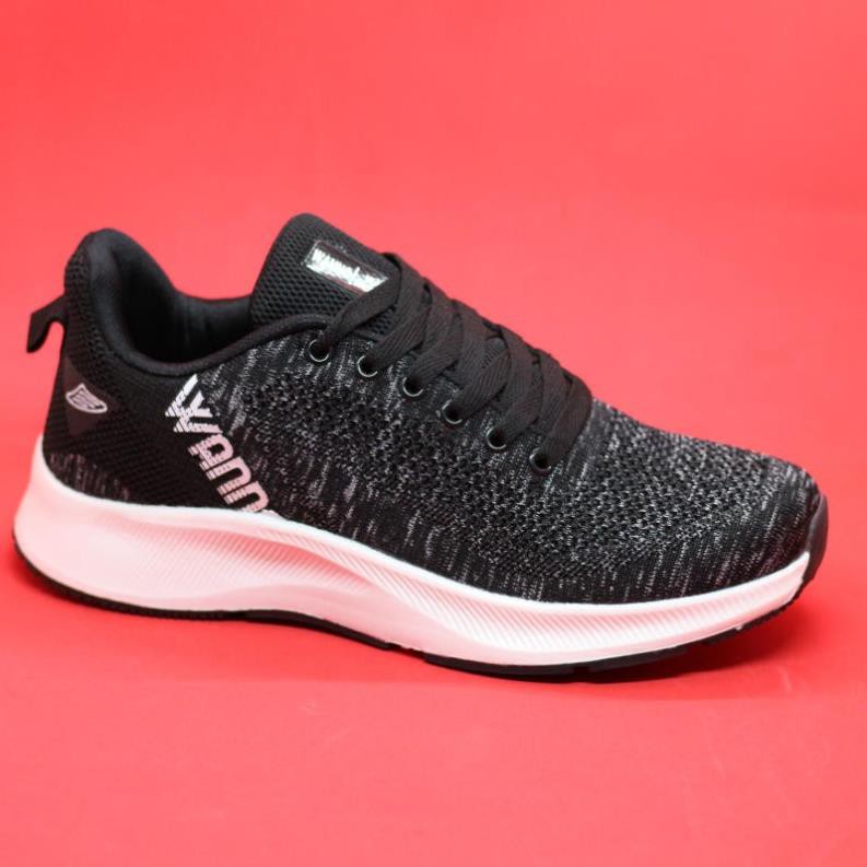 Giày sneaker nam cao cấp X86fashion-WN013 đen múi tiêu chất vải thoáng khí mang êm chân