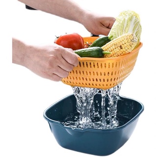 sét rổ 6 món:3 rổ+3 chậu rửa đa năng