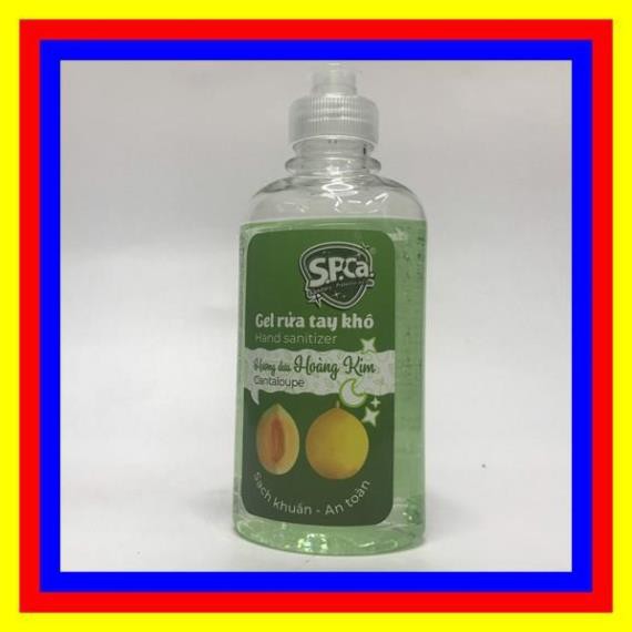 GEL RỬA TAY KHÔ SPCA 250ML (DƯA HOÀNG KIM) [koalashop2020]