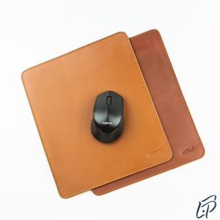 Bàn di chuột, miếng lót chuột bằng da bò thật kích thước 23.5 x 27.5 cm - Mouse Pads Leather LAPELLE
