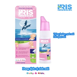 Dung dịch vệ sinh mũi cá heo iris pharma