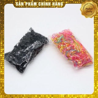 Combo 1 Lạng Chun Buộc Tóc Cho Bé Nhiều Màu/Đen