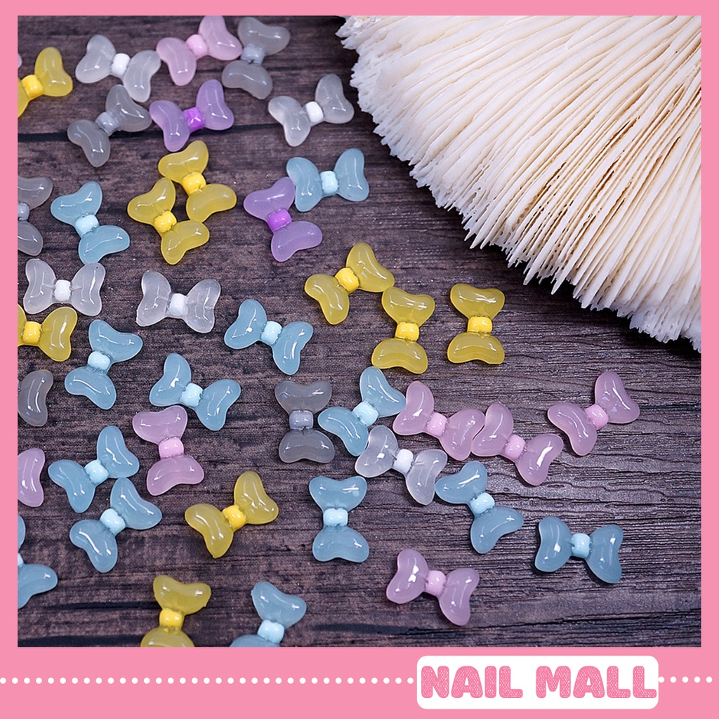 Charm Nail Nơ Set 15 Charm Nơ Phong Cách Hàn Quốc SWY2930