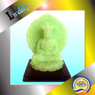 Tượng phật địa tạng vương bồ tát dạ quang có đế để bàn làm việc - Luxury Art