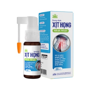 Dung dịch xịt họng Nhất Nhất 20ml