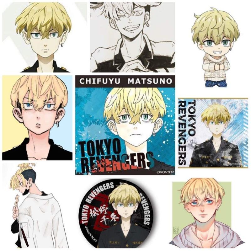 10-50 hình dán Stickers Chifuyu Matsuno-Tokyo Revengers Decal