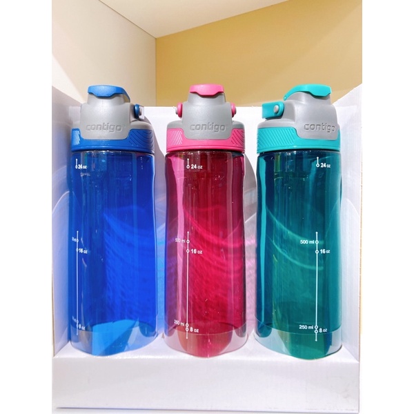 Set 3 bình nước thể thao Contigo Autoseal Spill Proof 710ml
