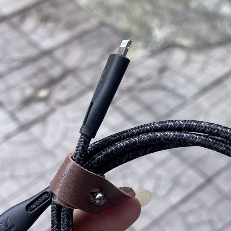 Cáp RAVPower C to L dài 1.2 Mét bọc dù siêu bền, Sạc nhanh PD 3.0 Mã RP-CB1004