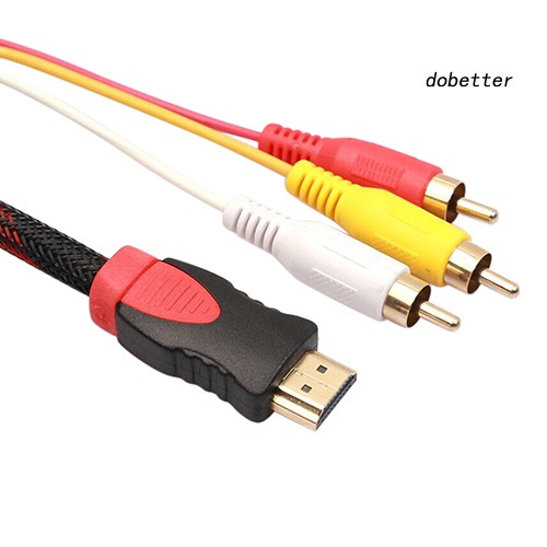 Đầu chuyển đổi 5ft hdmi sang rca video audio av ps3 xbox one wii sg