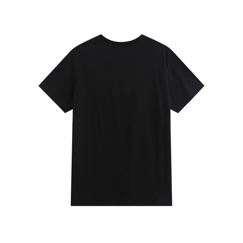 Hàng Bán Chạy Áo Thun Cotton Tay Ngắn Thêu Chữ Cổ Điển Cho Nam Nữ