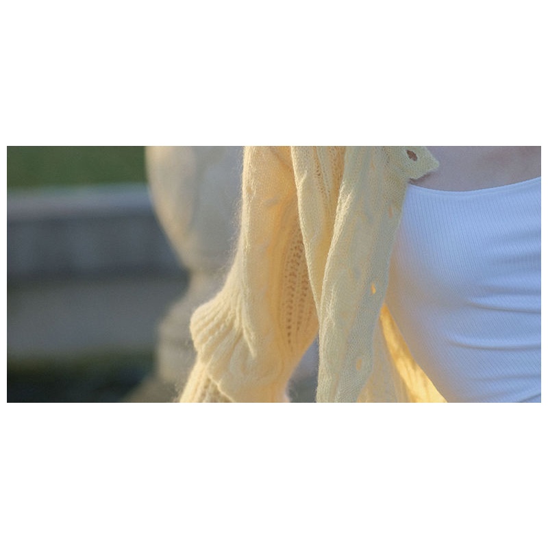 Áo Khoác Cardigan Dệt Kim Dáng Rộng Thời Trang Cho Nữ