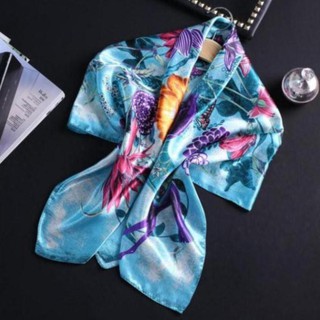 [HOT TREND] Khăn Lụa Vuông - Khăn Vuông Quàng Cổ - Khăn Turban Đa Năng Thời Trang Thanh Lịch Cho Nàng Size 90x90 cm