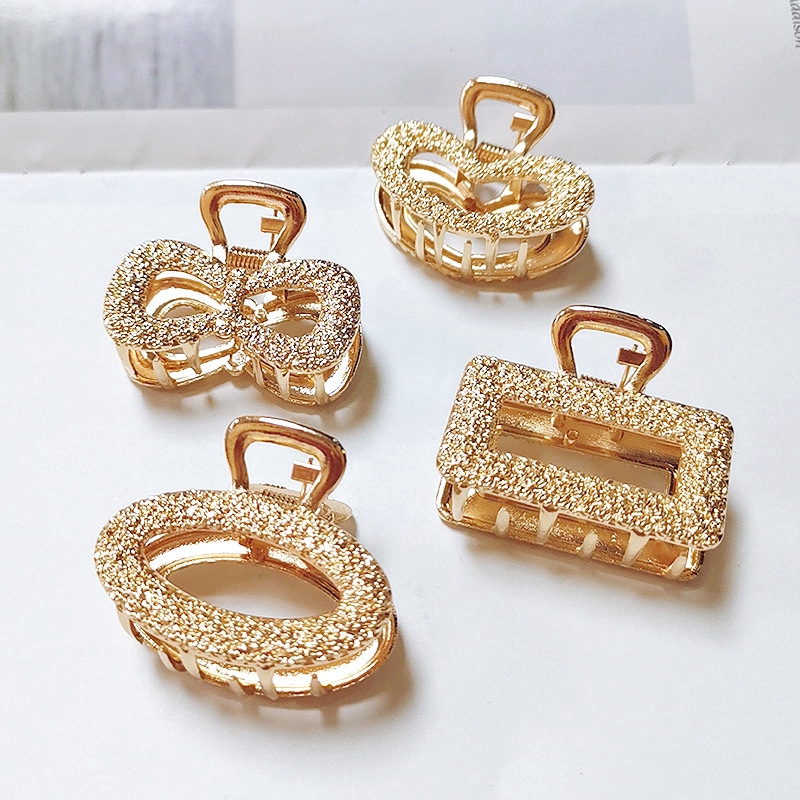 Kẹp Gắp Tóc Bằng Kim Loại Đơn Giản Thời Trang Dành Cho Nữ