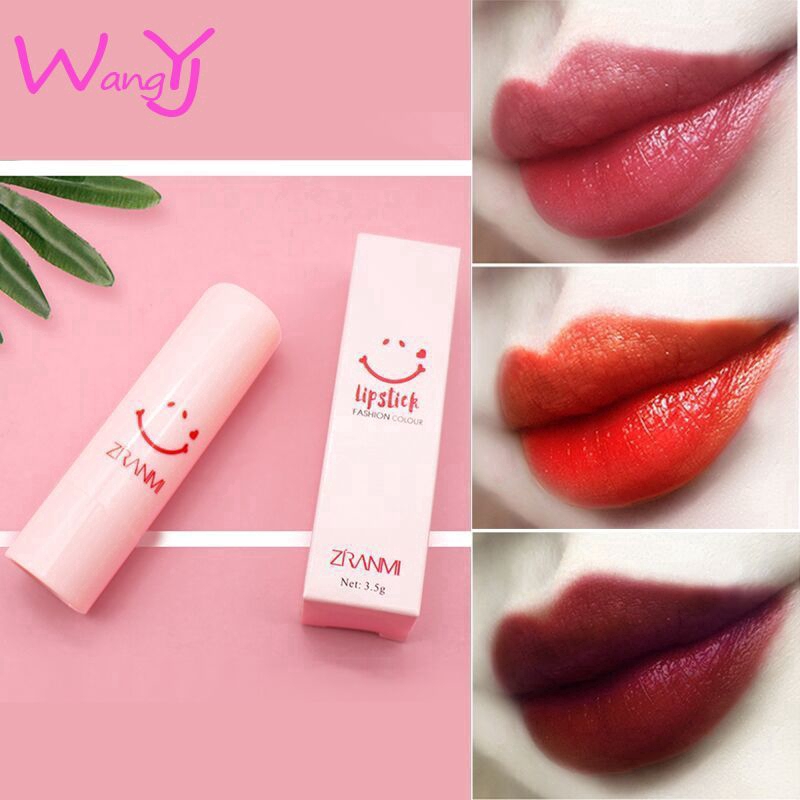 [Hàng mới về] Son Môi Mềm Mượt Thiết Kế Vỏ Son Hình Mặt Cười Xinh Xắn | BigBuy360 - bigbuy360.vn